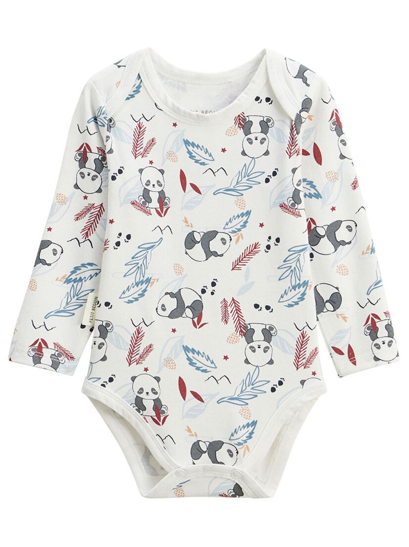 Lot de 2 bodies bébé manches longues Tao Bleu - Kiabi