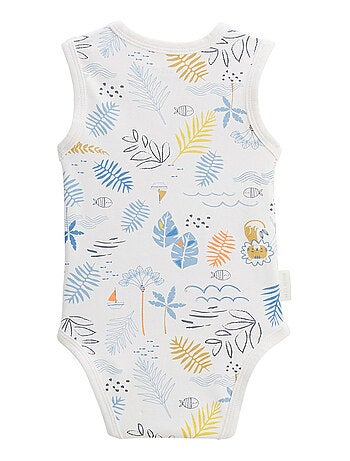 Lot de 2 bodies bébé sans manches Biscarosse