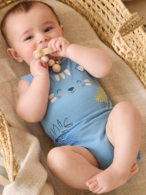 Lot de 2 bodies bébé sans manches Biscarosse - Kiabi