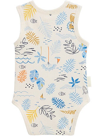 Lot de 2 bodies bébé sans manches Biscarosse