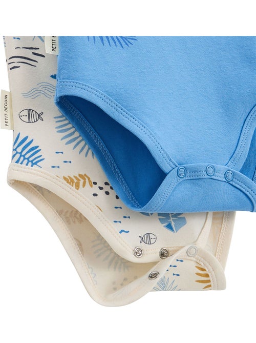 Lot de 2 bodies bébé sans manches Biscarosse - Kiabi
