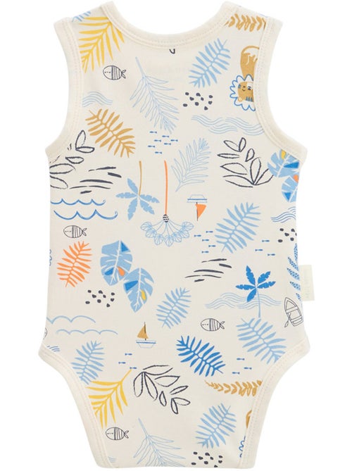 Lot de 2 bodies bébé sans manches Biscarosse - Kiabi