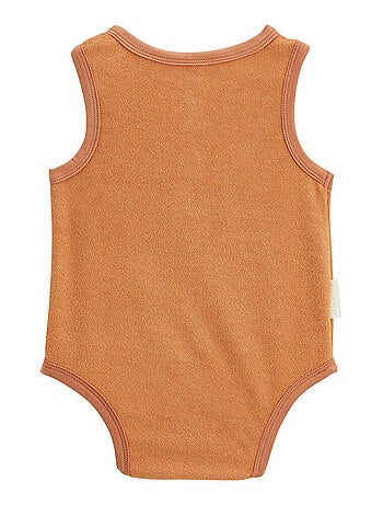 Lot de 2 bodies bébé sans manches en éponge Mio