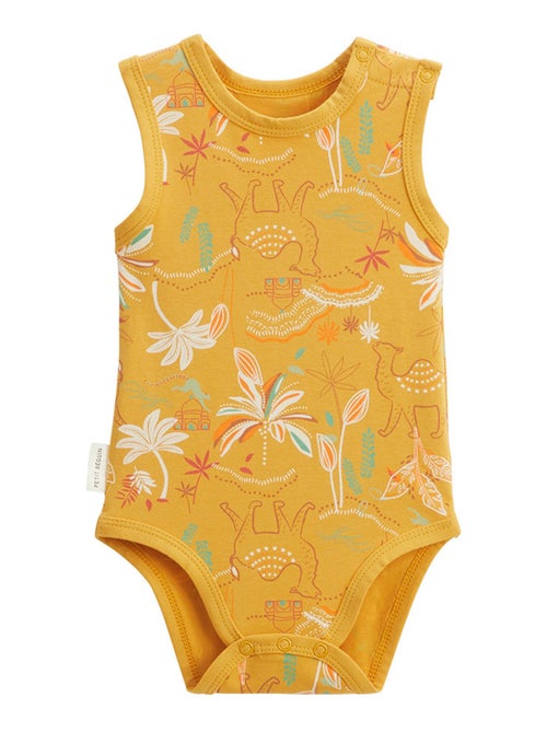 Lot de 2 bodies bébé sans manches Liwa - Kiabi