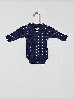 Lot de 2 bodies coton bio 'éco-conception' - Kiabi