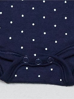 Lot de 2 bodies coton bio 'éco-conception' - Kiabi