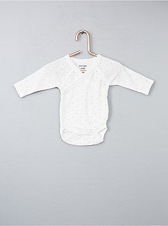 Lot de 2 bodies coton bio 'éco-conception' - Kiabi