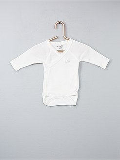 Lot de 2 bodies coton bio 'éco-conception' - Kiabi