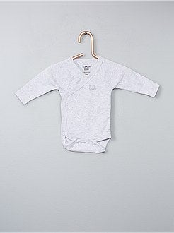 Lot de 2 bodies coton bio 'éco-conception' - Kiabi