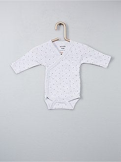 Lot de 2 bodies coton bio 'éco-conception' - Kiabi