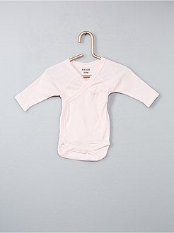 Lot de 2 bodies coton bio 'éco-conception' - Kiabi