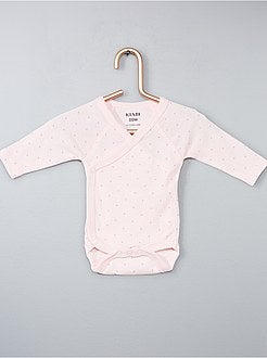 Lot de 2 bodies coton bio 'éco-conception' - Kiabi