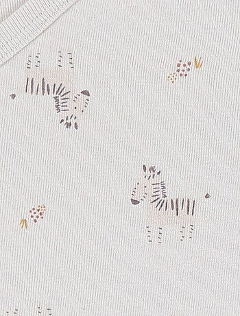 Lot de 2 bodies croisés en coton Noukie's