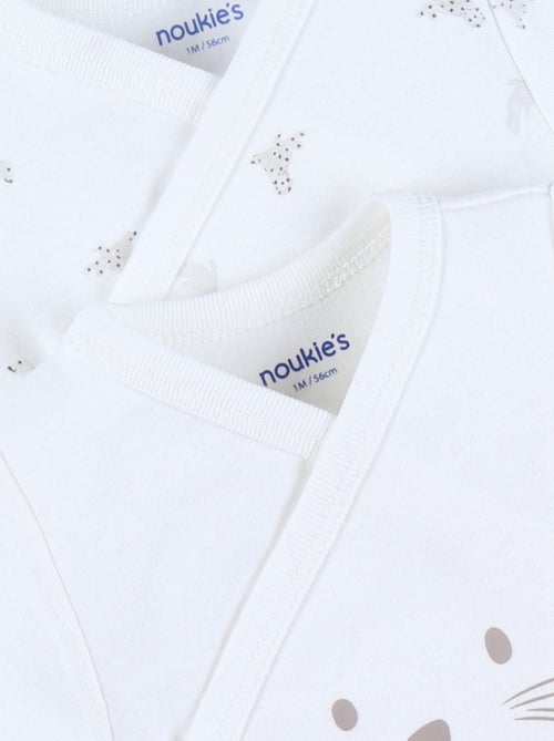 Lot de 2 bodies croisés en coton Noukie's - Kiabi Lot de 2 bodies croisés en coton Noukie's - Kiabi