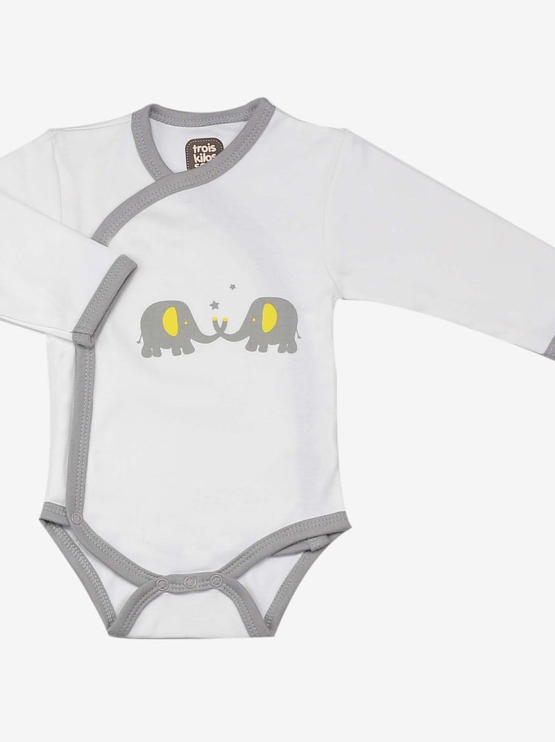 Lot de 2 bodies croisés Jaune - Kiabi