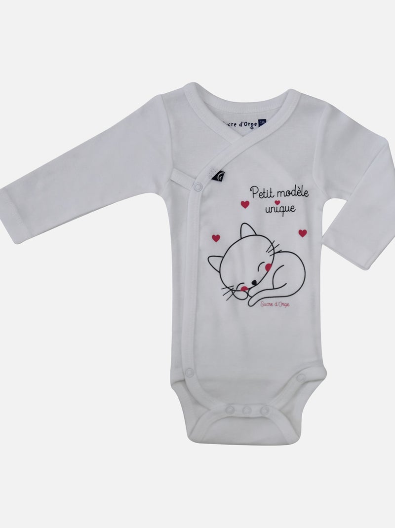 LOT DE 2 BODIES DELPHY Rose - Kiabi