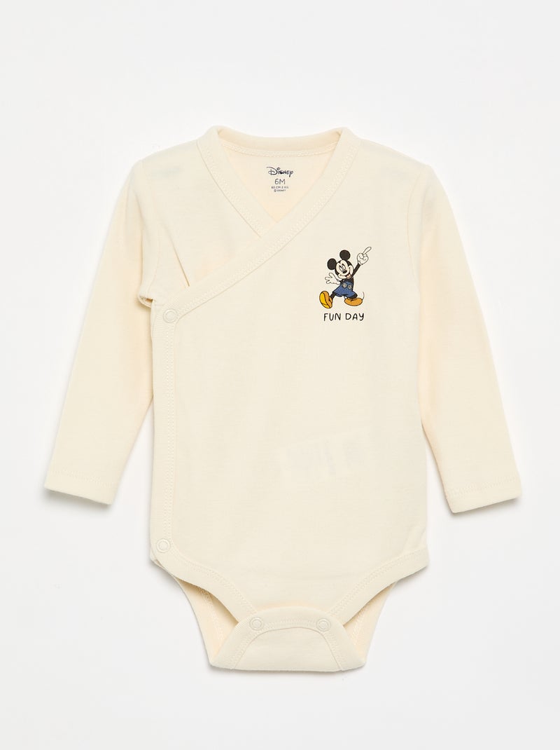 Lot de 2 bodies 'Disney' Blanc - Kiabi