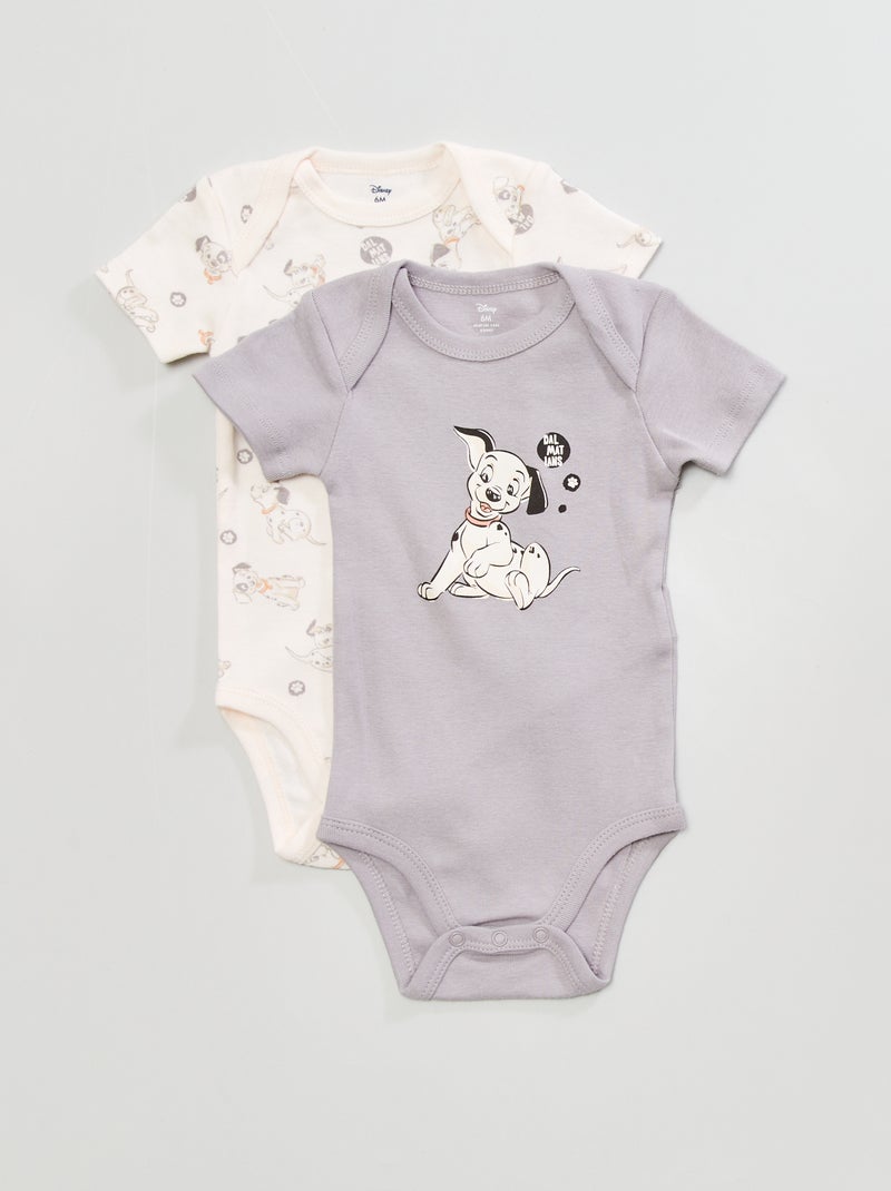 Lot de 2 bodies 'Disney' Gris - Kiabi