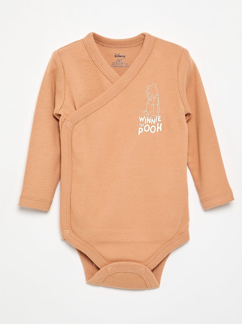 Lot de 2 bodies 'Disney' Marron - Kiabi