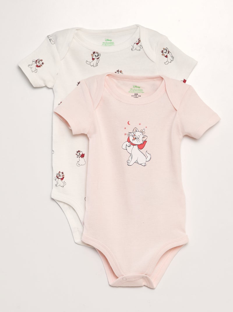 Lot de 2 bodies 'Disney' Rose - Kiabi