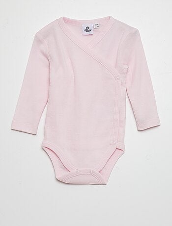 Ensemble bébé fille naissance en maille 100% coton rose > Babystock