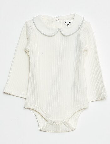 Lot de 2 bodies en maille côtelée