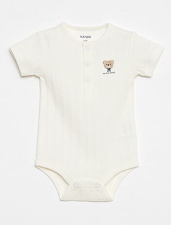 Lot de 2 bodies en maille côtelée