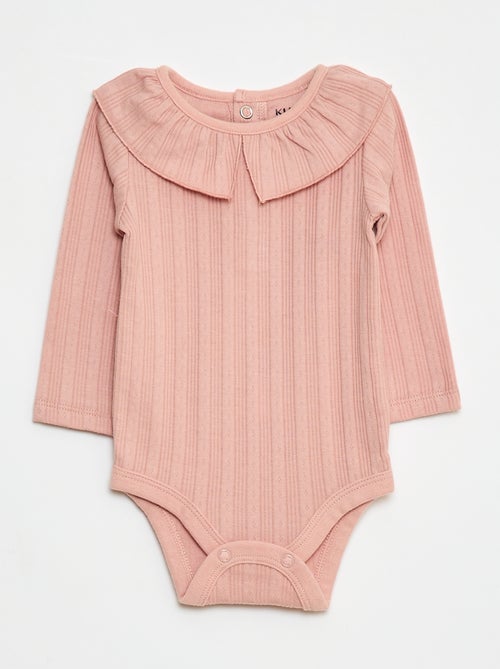 Lot de 2 bodies en maille pointelle - Kiabi