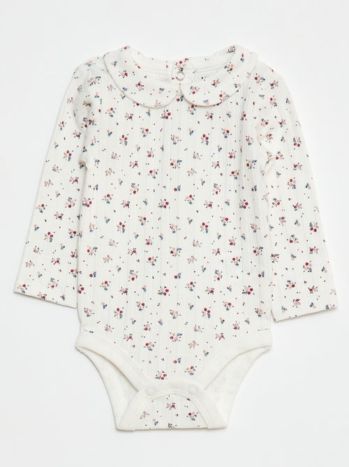 Lot de 2 bodies en maille pointelle - Kiabi