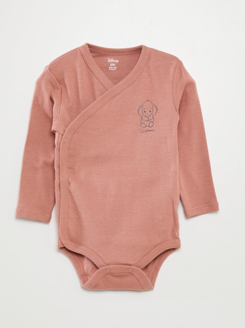 Lot de 2 bodies fantaisies 'Disney' Blanc/rose - Kiabi