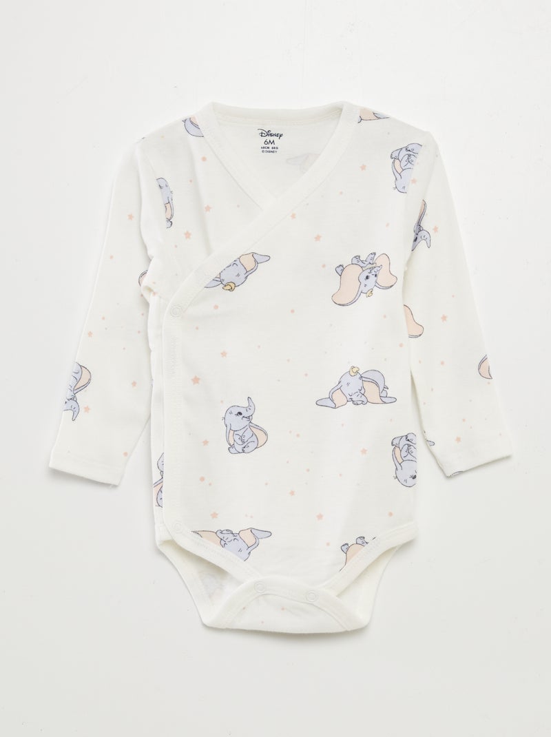 Lot de 2 bodies fantaisies 'Disney' Blanc/rose - Kiabi