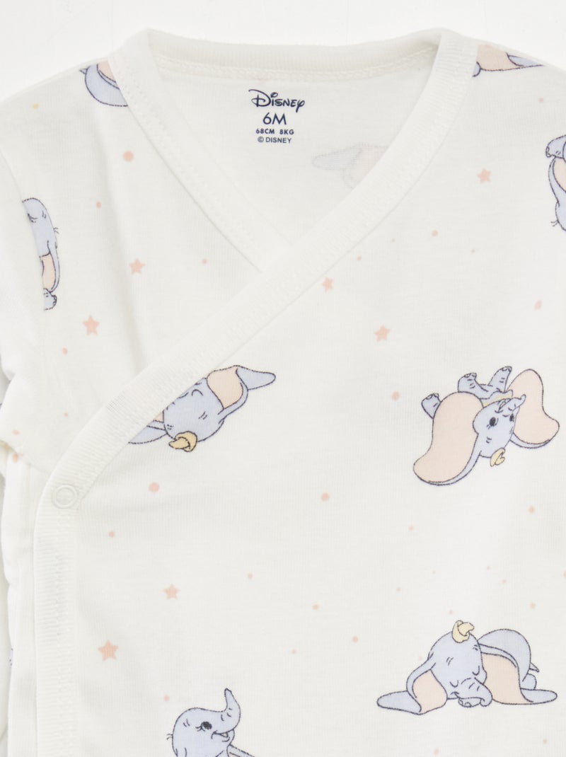 Lot de 2 bodies fantaisies 'Disney' Blanc/rose - Kiabi