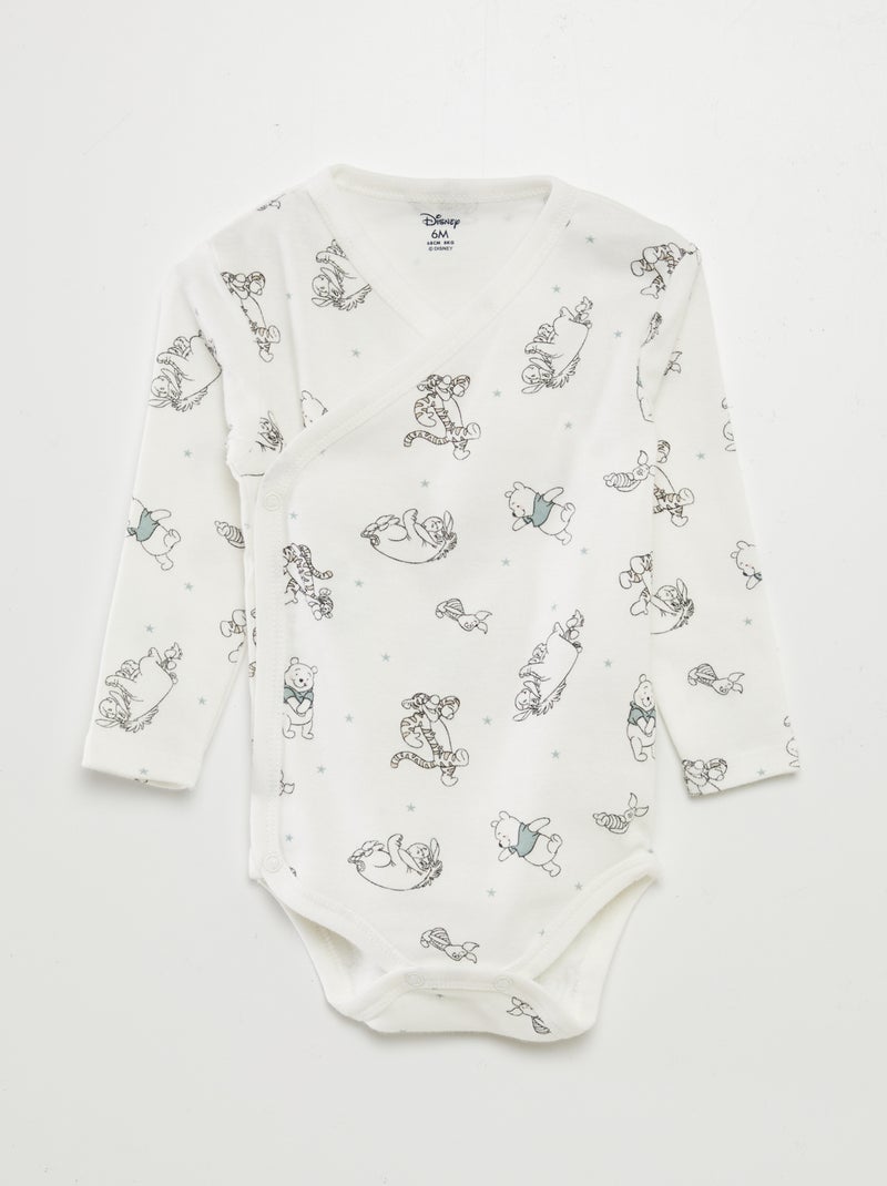 Lot de 2 bodies fantaisies 'Disney' Blanc/vert - Kiabi