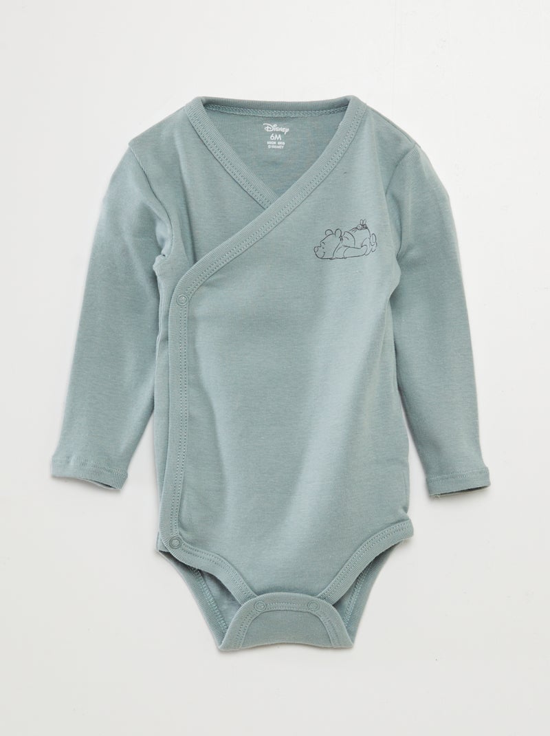 Lot de 2 bodies fantaisies 'Disney' Blanc/vert - Kiabi