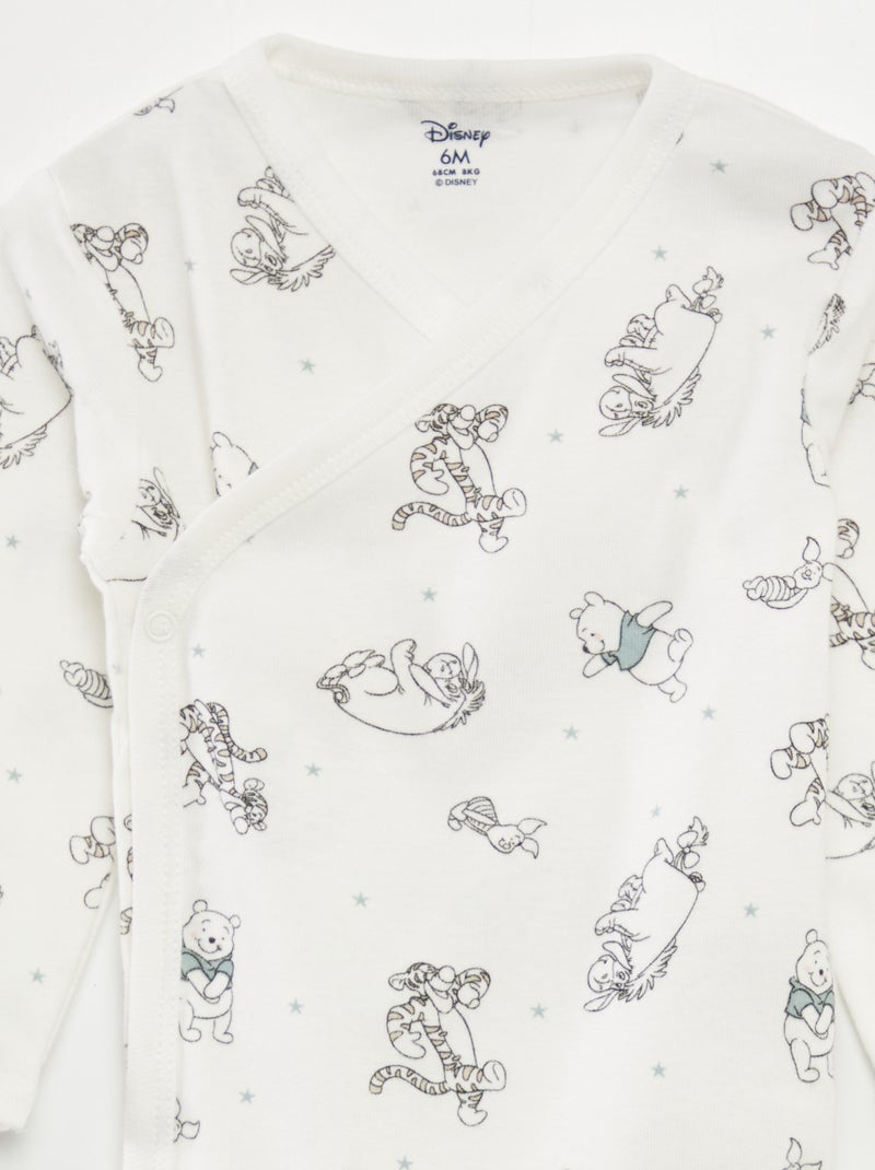 Lot de 2 bodies fantaisies 'Disney' Blanc/vert - Kiabi