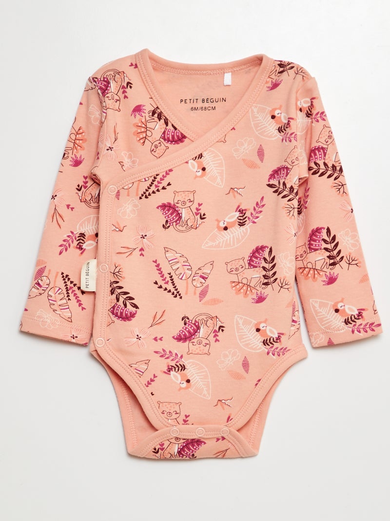 Lot de 2 bodies fantaisies ROSE - Kiabi