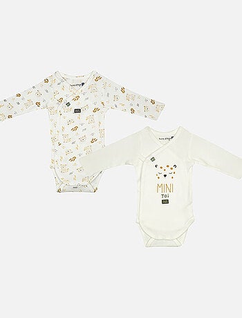 LOT DE 2 BODIES GUST OUVERTURE DEVANT NAISSANCE