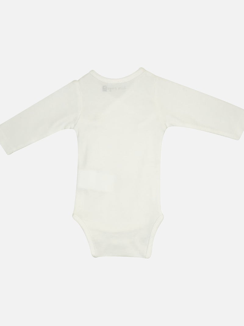 LOT DE 2 BODIES GUST OUVERTURE DEVANT NAISSANCE Beige - Kiabi