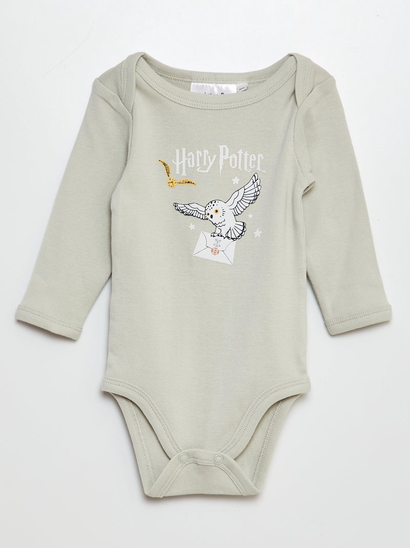 Lot de 2 bodies 'Harry Potter' Vert/blanc - Kiabi
