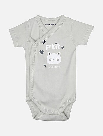 LOT DE 2 BODIES HERCULE OUVERTURE DEVANT NAISSANCE