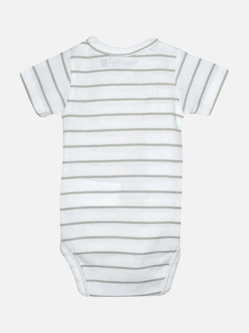 LOT DE 2 BODIES HERCULE OUVERTURE DEVANT NAISSANCE - Kiabi