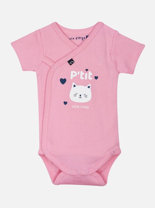 LOT DE 2 BODIES HOLLY OUVERTURE DEVANT NAISSANCE - Kiabi