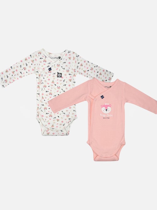 LOT DE 2 BODIES IEVA OUVERTURE DEVANT NAISSANCE - Kiabi