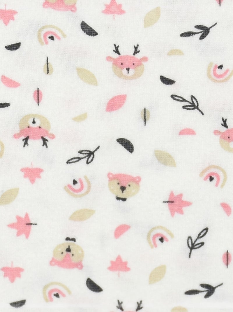 LOT DE 2 BODIES IEVA OUVERTURE DEVANT NAISSANCE Rose - Kiabi