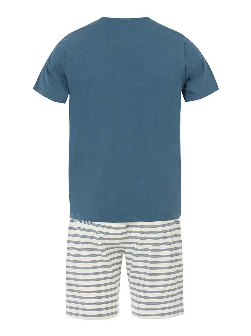 Lot de 2 bodies imprimé Bébé - Terre de Marins Bleu - Kiabi