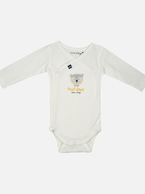 LOT DE 2 BODIES IRWAN OUVERTURE DEVANT NAISSANCE - Kiabi