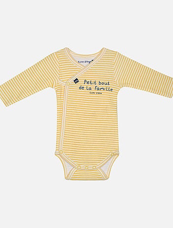 LOT DE 2 BODIES JASPER MANCHES LONGUES NAISSANCE