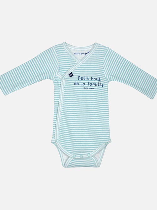 LOT DE 2 BODIES JEF MANCHES LONGUES NAISSANCE - Kiabi