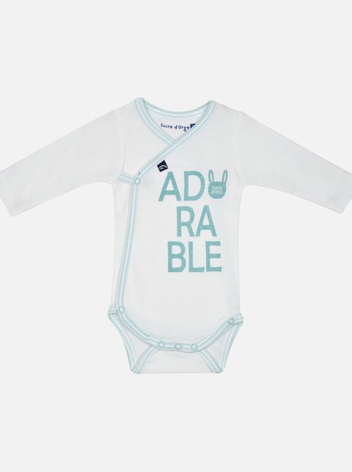LOT DE 2 BODIES JEF MANCHES LONGUES NAISSANCE - Kiabi