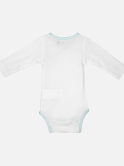 LOT DE 2 BODIES JEF MANCHES LONGUES NAISSANCE - Kiabi